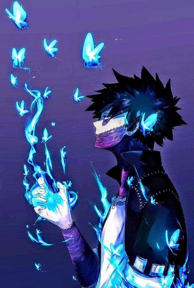 Cute Dabi Fire Butterflies Wallpaper