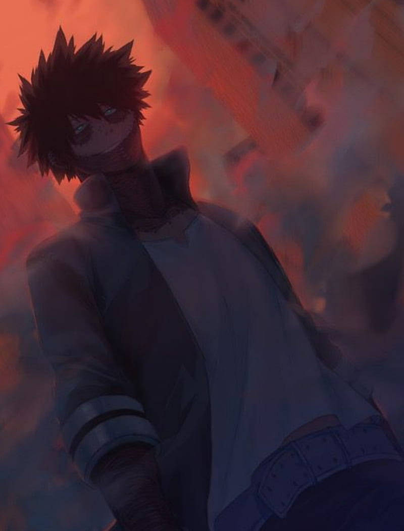 Cute Dabi Generating Blue Flame Wallpaper