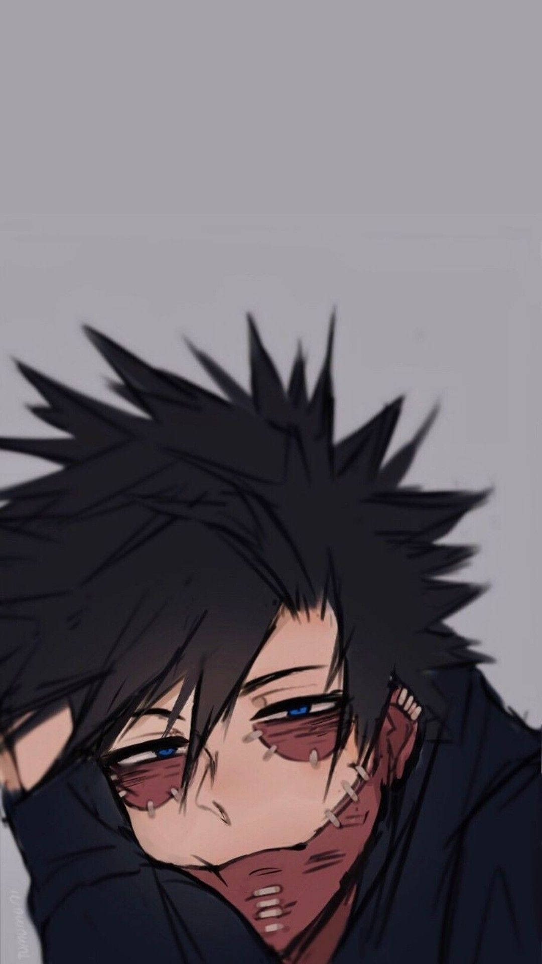 Cute Dabi Simple Gray Wallpaper