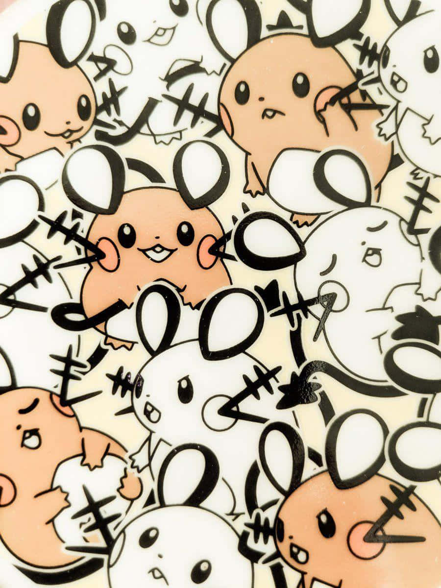 Cute Dedenne Many Wallpaper