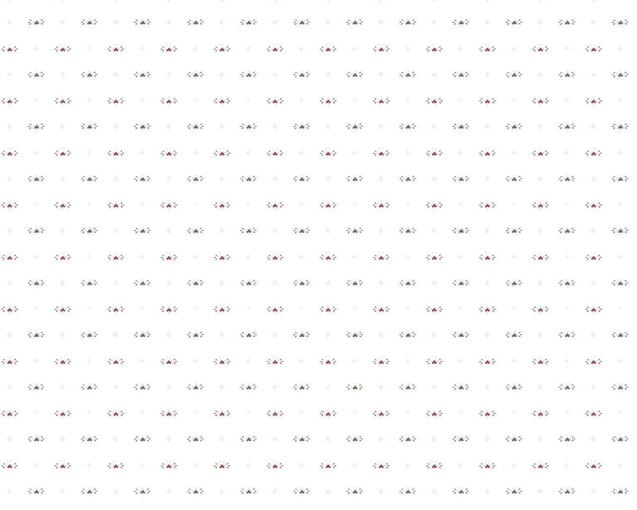 Cute Graphic Pattern On White Screen Wallpaper