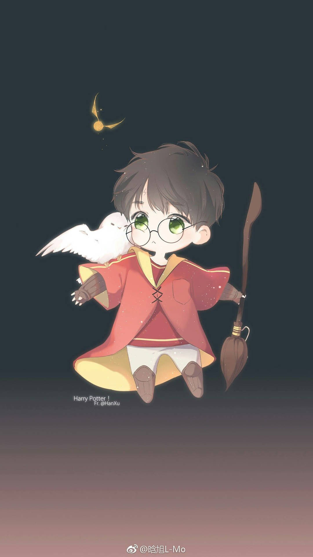 Cute Harry Potter Chibi Wallpaper