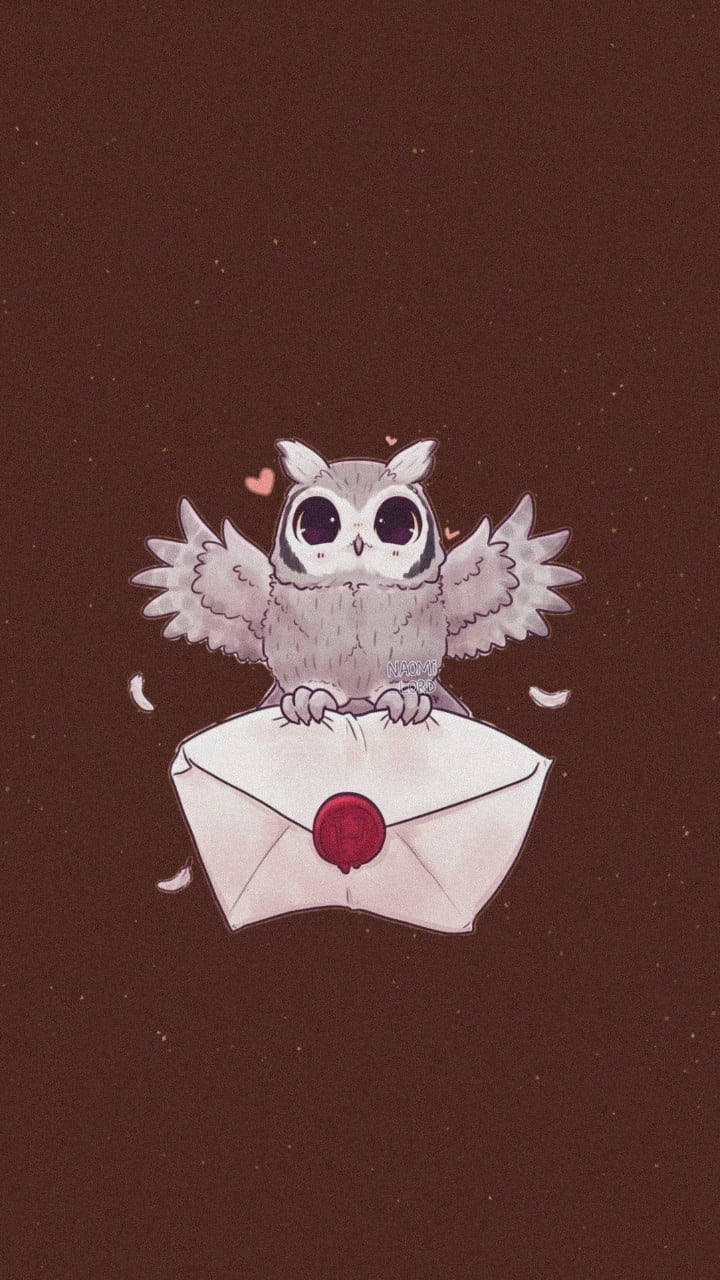 Cute Harry Potter Owl Letter Wallpaper