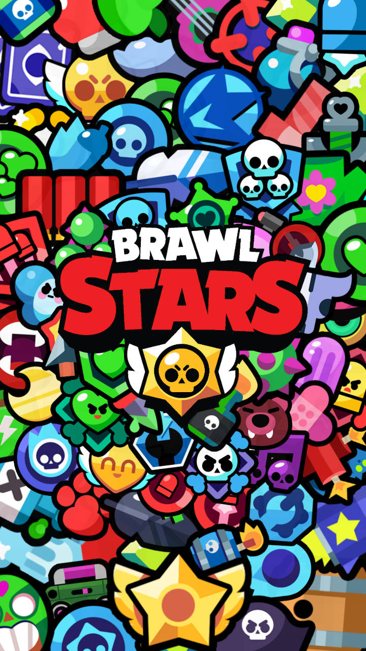Cute Icons From Brawl Stars Wallpaper
