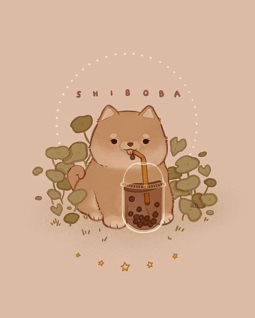 Cute Kawaii Aesthetic Shiboba Wallpaper