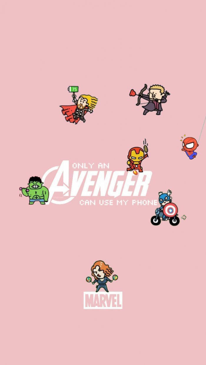 Cute Marvel Aesthetic Chibi Wallpaper