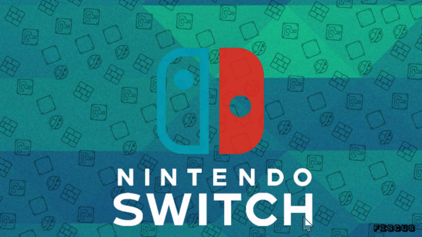 Cute Nintendo Switch Digital Art Wallpaper