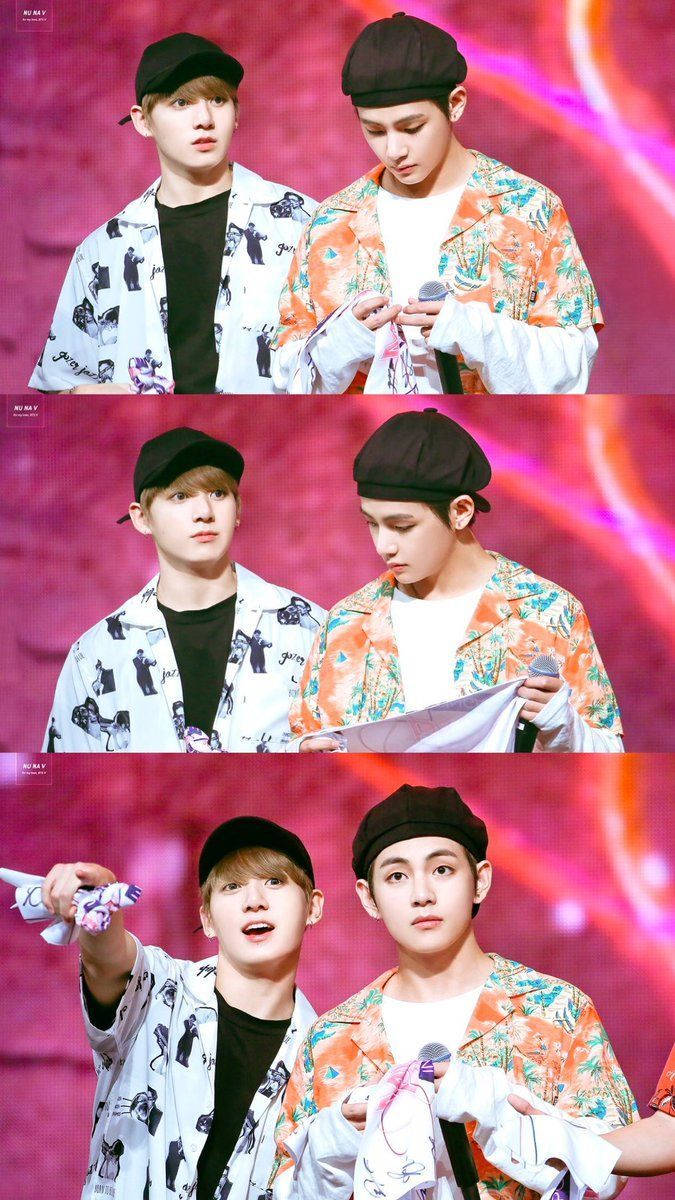 Cute Pattern Shirts Taekook Bts Wallpaper