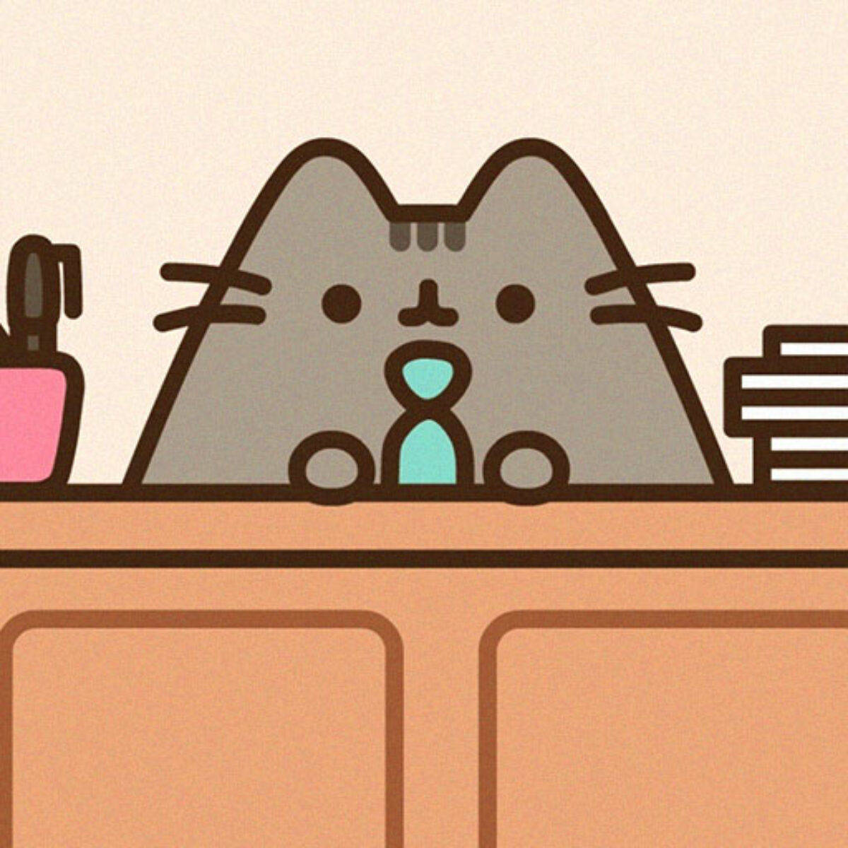 Cute Pfp Of Pusheen Wallpaper