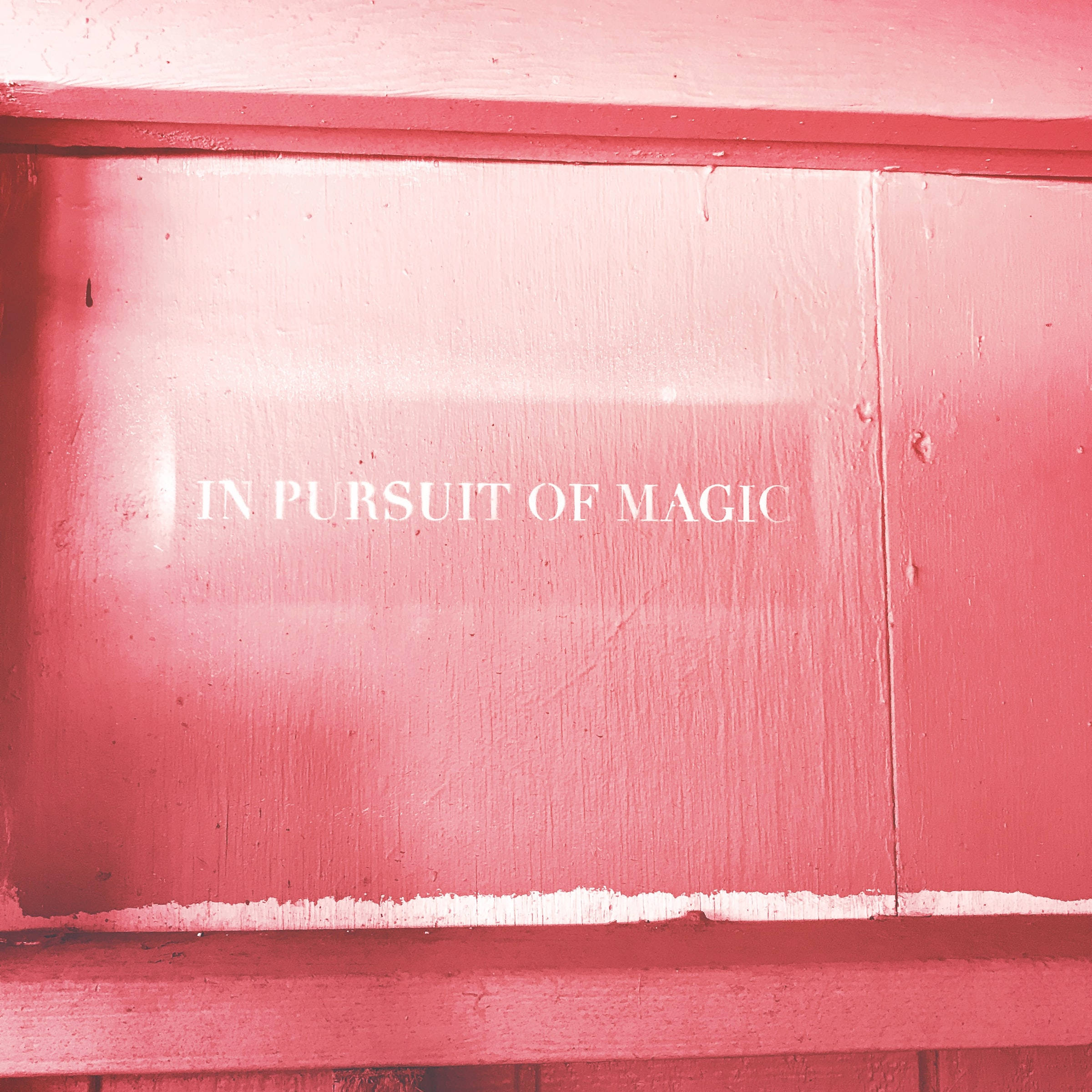 Cute Pink Aesthetic Magic Quote Wallpaper