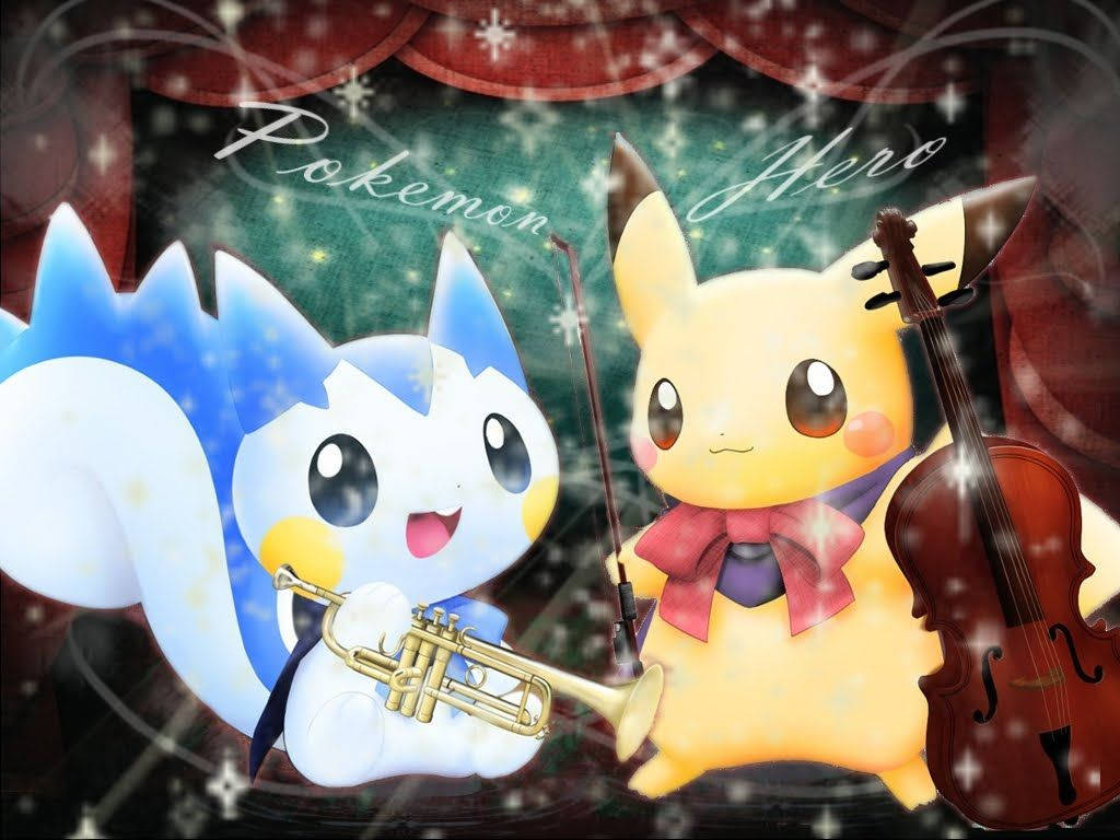 Cute Pokemon Music Band Wallpaper