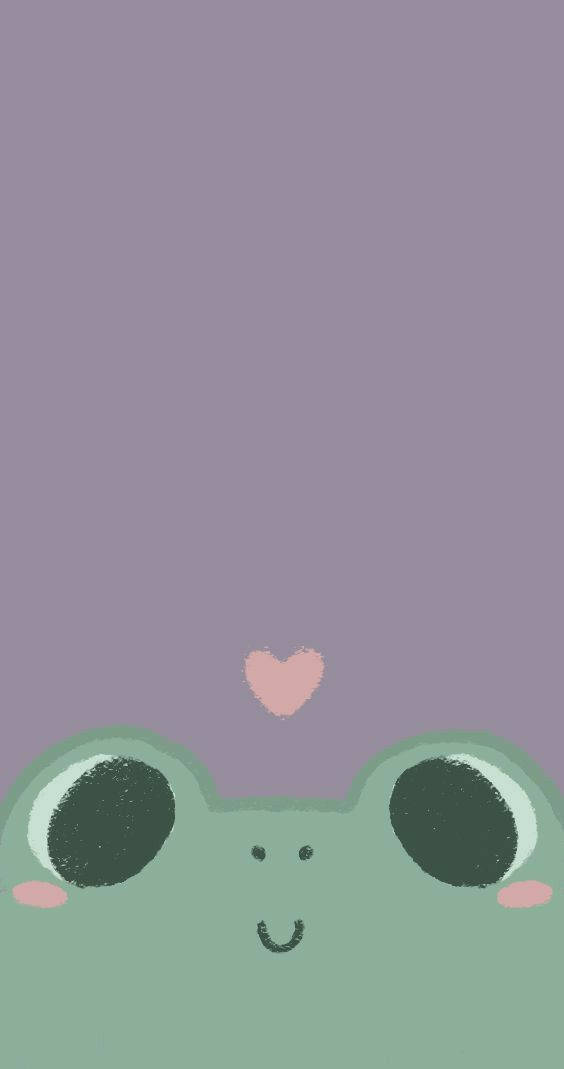 Cute Simple Frog Wallpaper