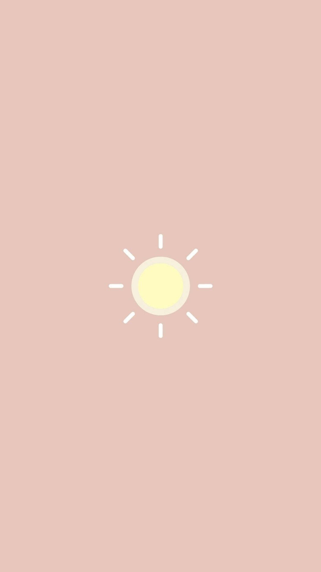 Cute Simple Sun Wallpaper