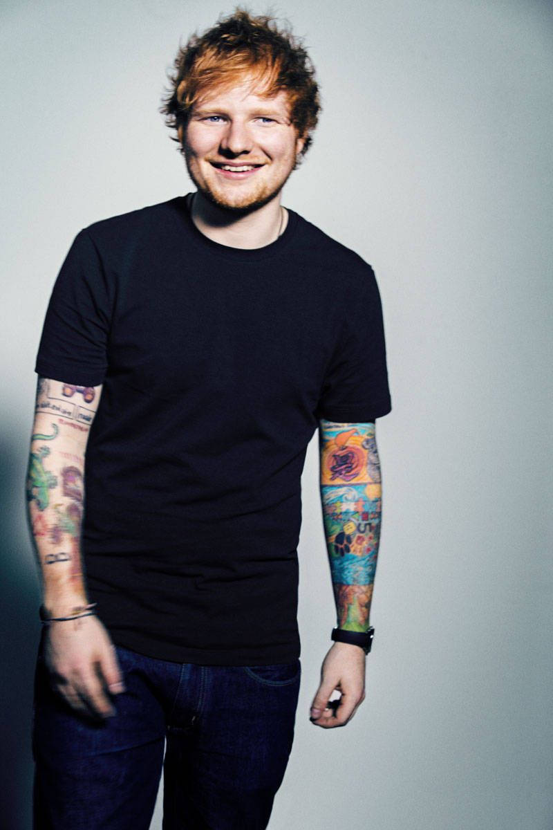 Cute Smiing Ed Sheeran Wallpaper