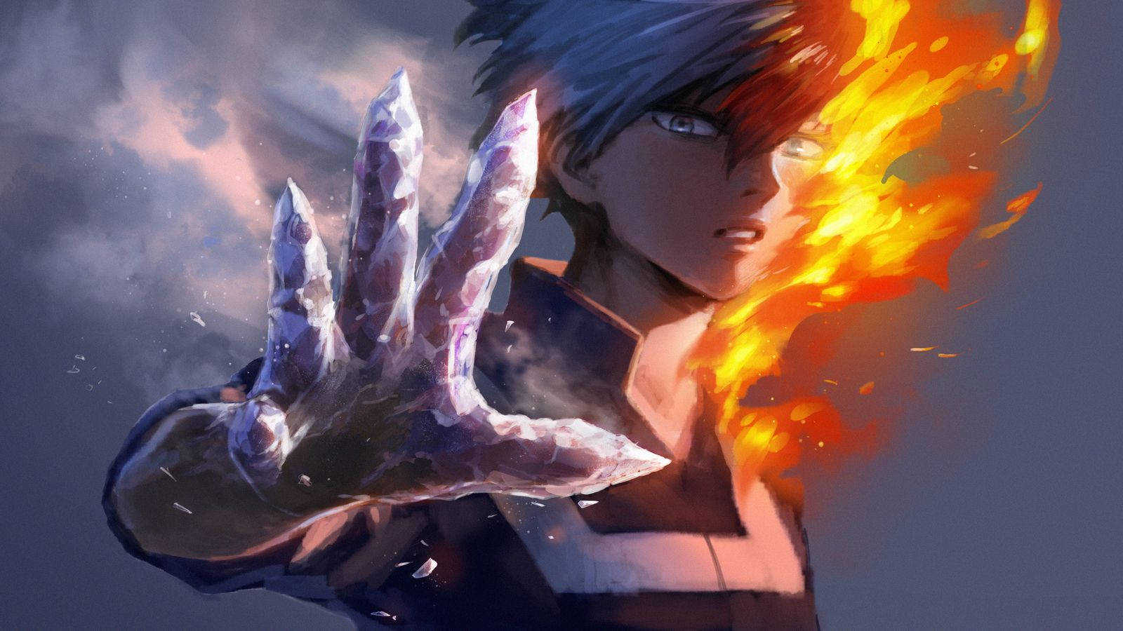 Cute Todoroki With Ice-cold Hands Wallpaper
