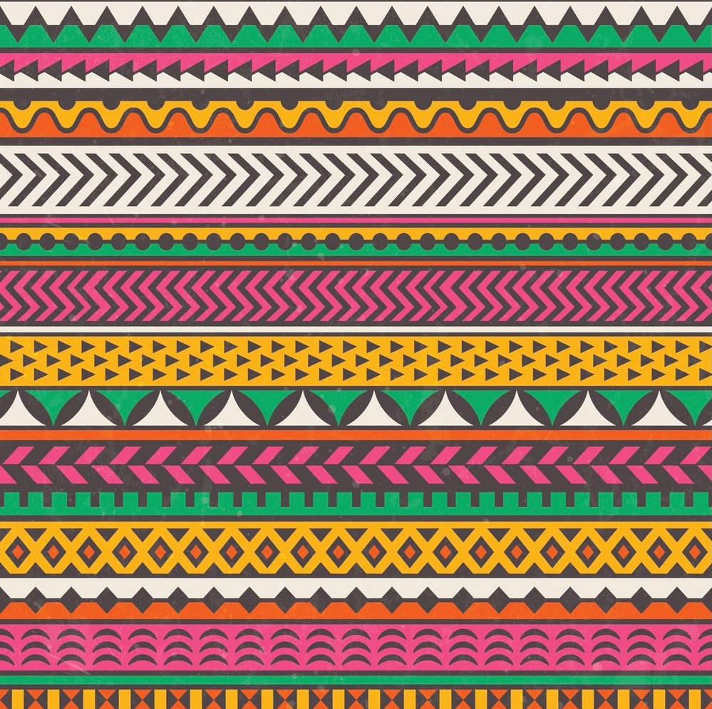 Cute Tribal Pattern Wallpaper