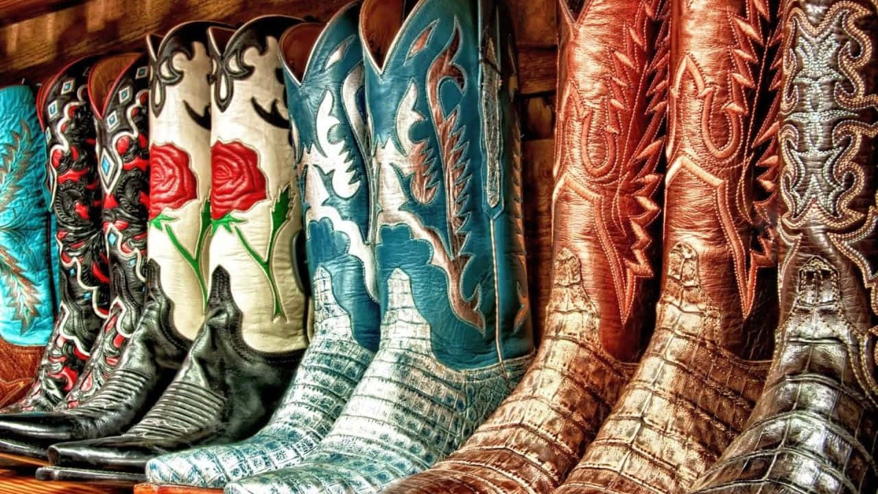 Cute Western Styles Boots Wallpaper