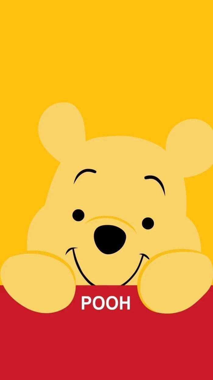 Cute Winnie The Pooh Peeking Wallpaper WallpapersOK