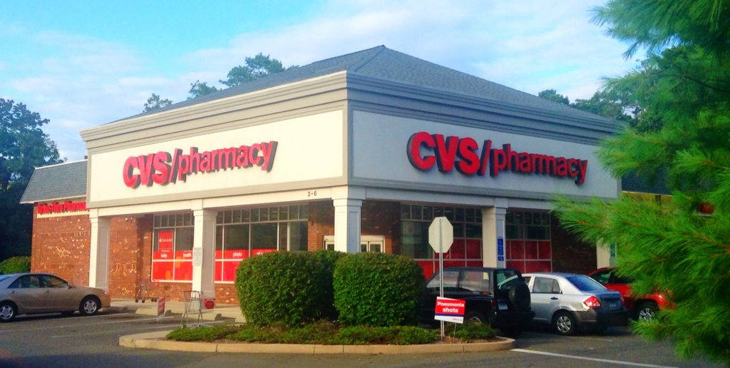 Cvs Pharmacy With Green Trees Wallpaper