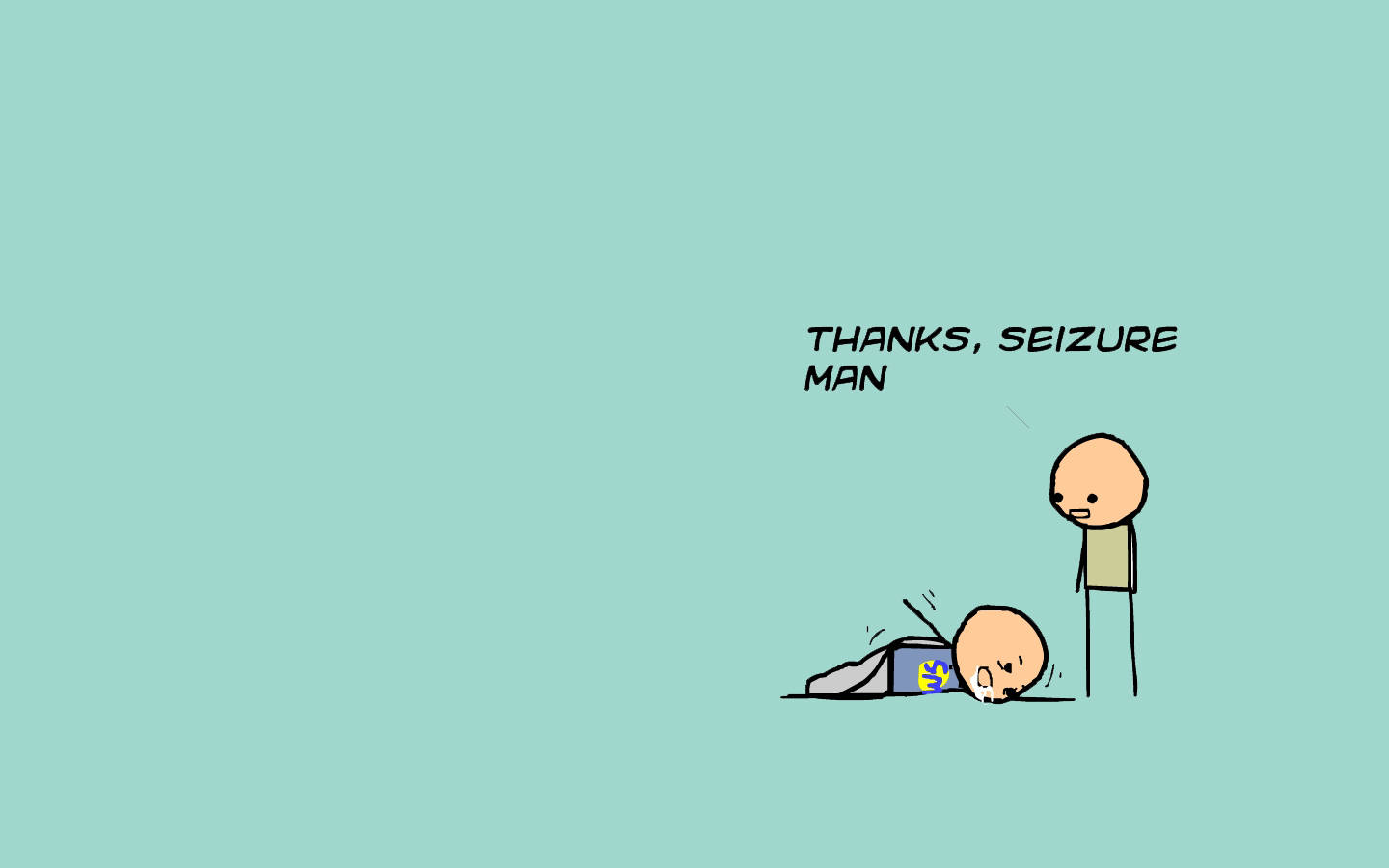 Cyanide And Happiness Seizure Man Wallpaper