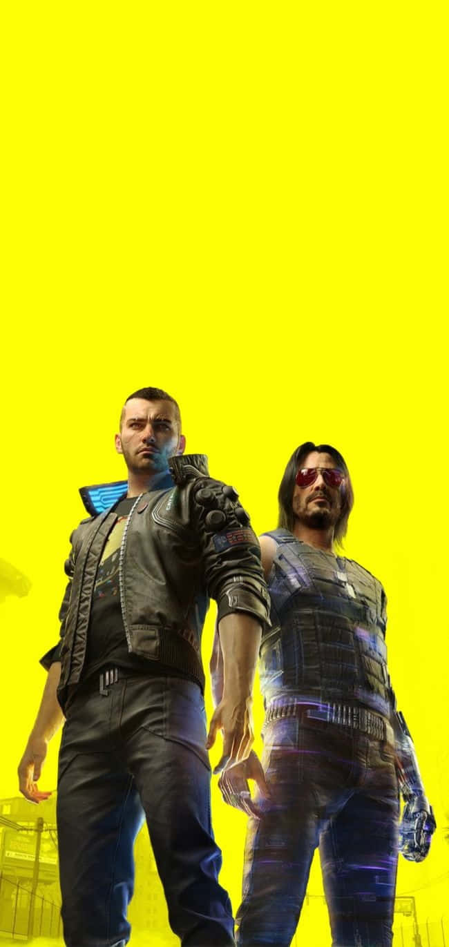 Cyberpunk2077 Dynamic Duo Wallpaper Wallpaper