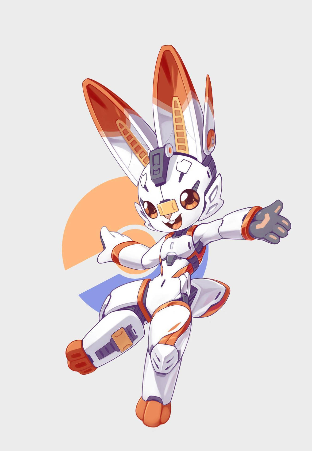 Cyborg Scorbunny Wallpaper