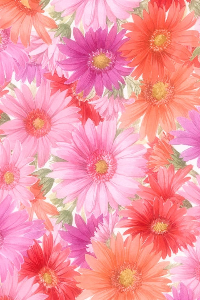 Daisies For Girl Phone Theme Wallpaper