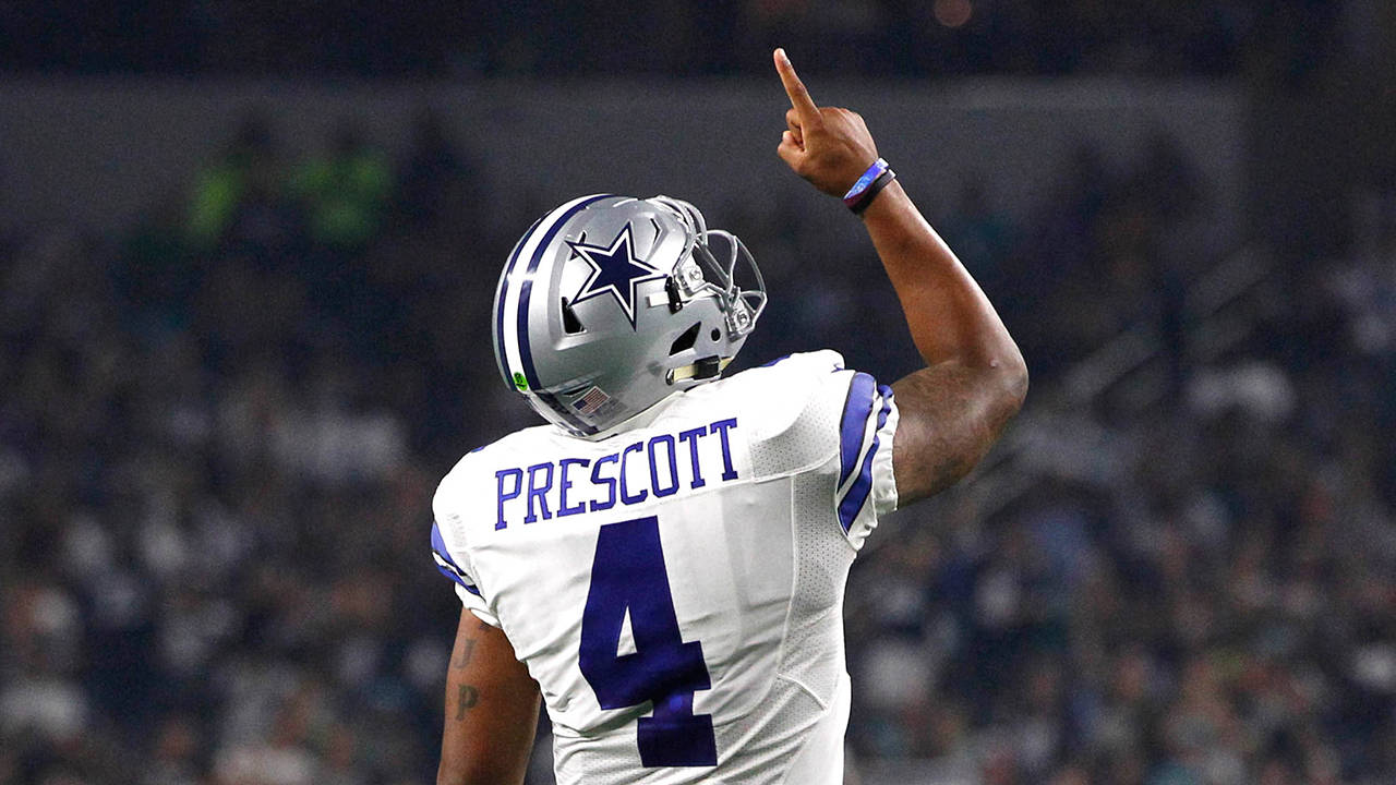 Dak Prescott Celebration Pose Wallpaper