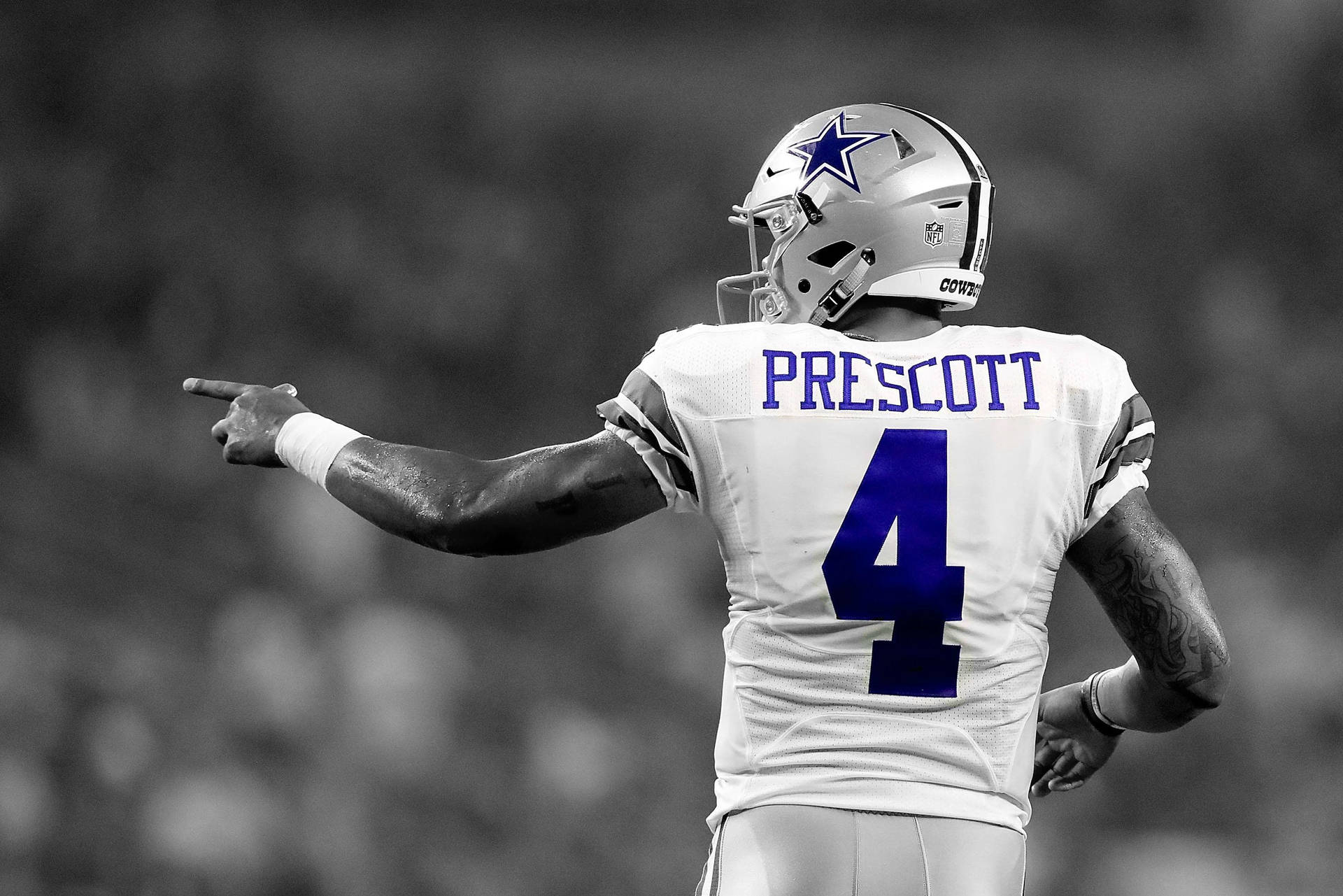 Dak Prescott Jersey Number 4 Wallpaper