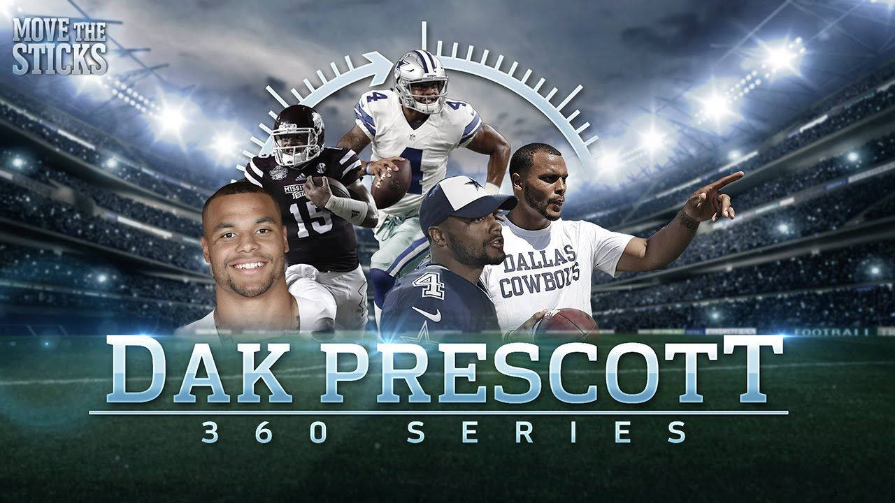 Dak Prescott Nfl Series Poster Wallpaper