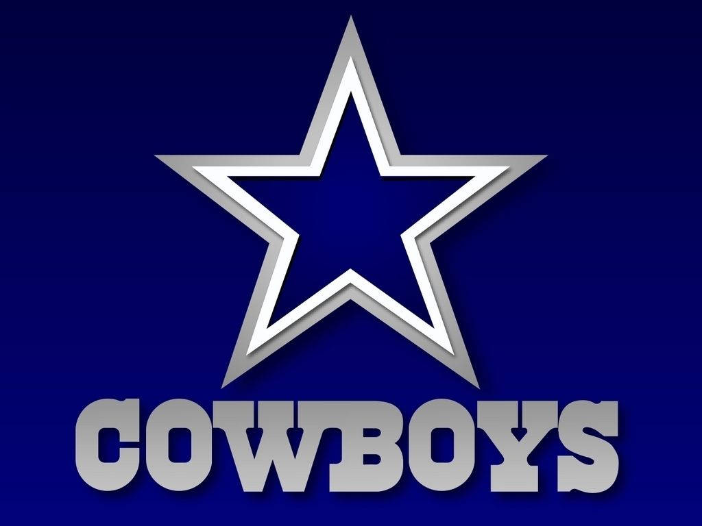 Dallas Cowboy Star Logo Layered Outlines Wallpaper