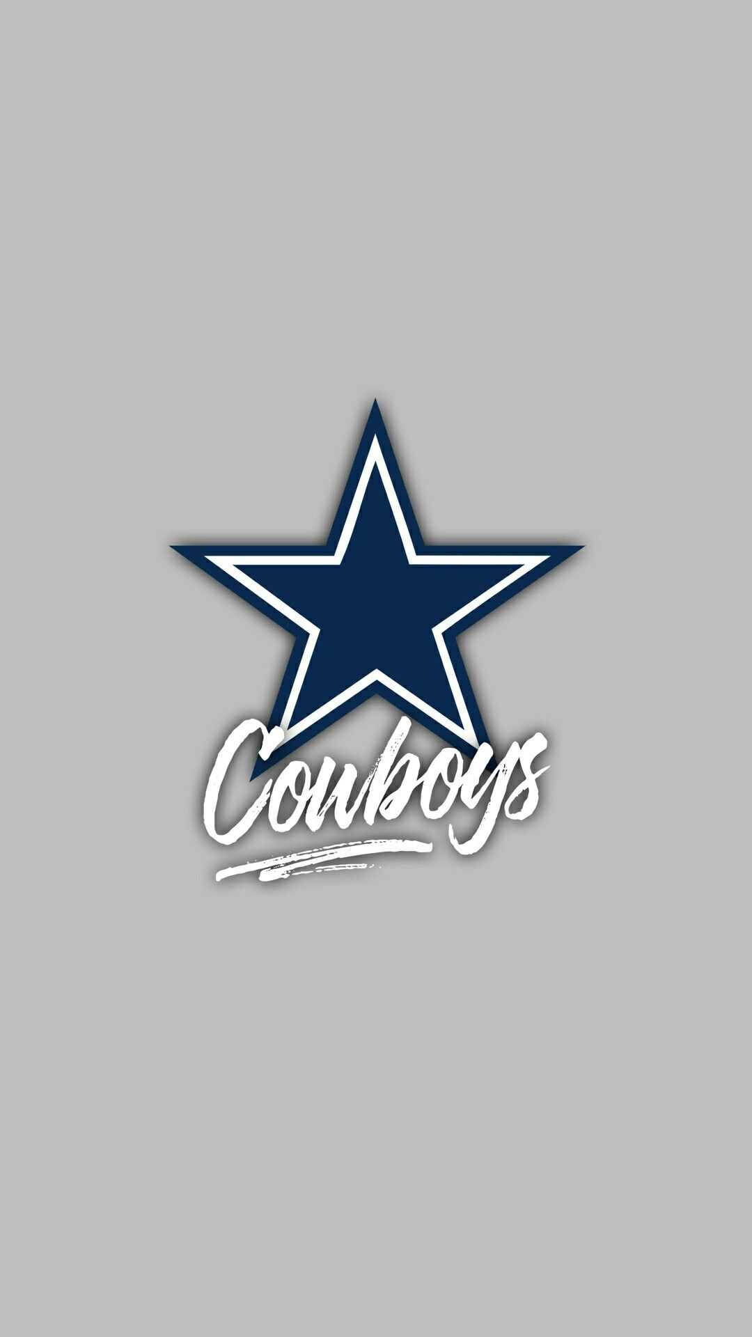 Dallas Cowboys Light Gray Background Wallpaper