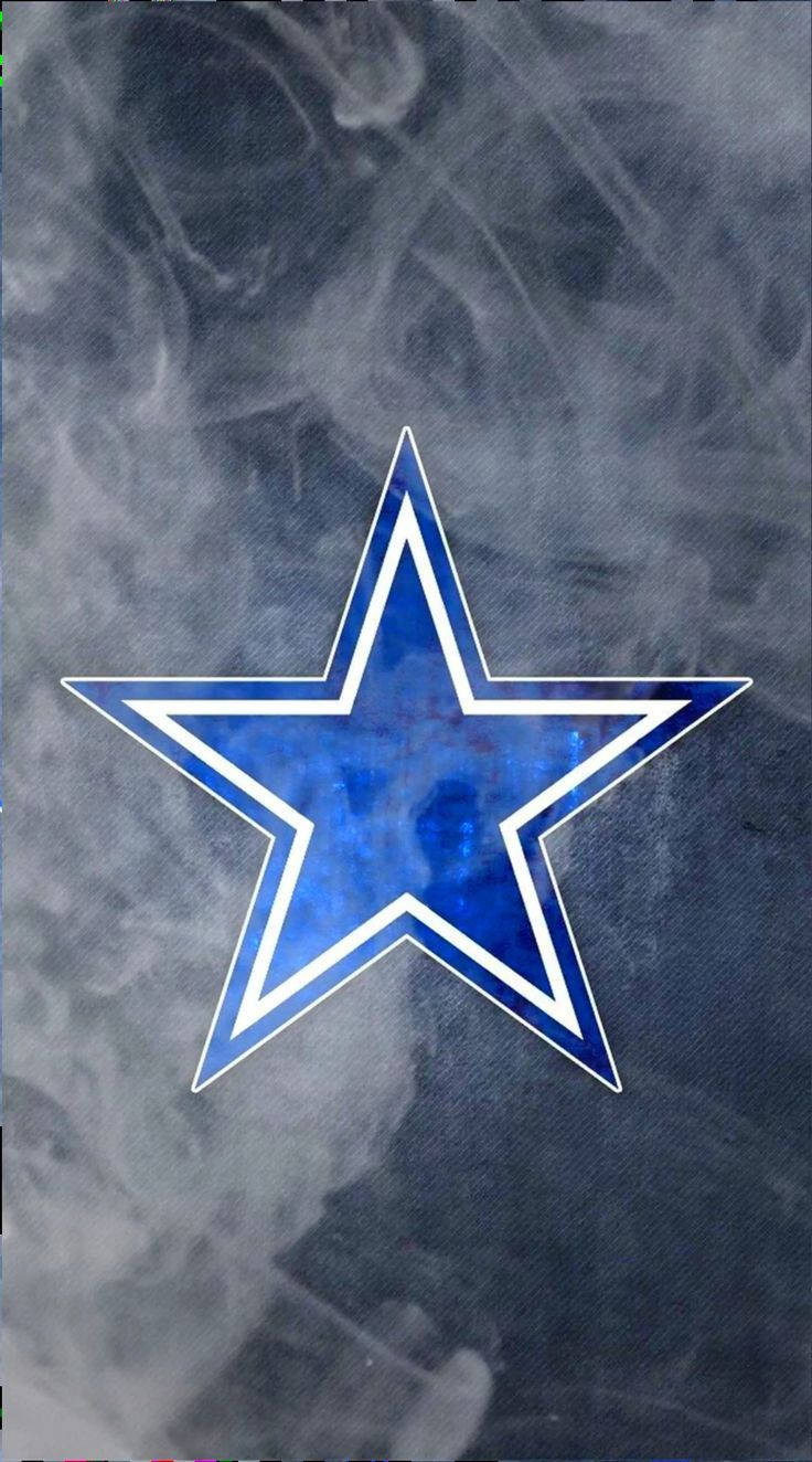 Dallas Cowboys Star White Smoke Effect Wallpaper