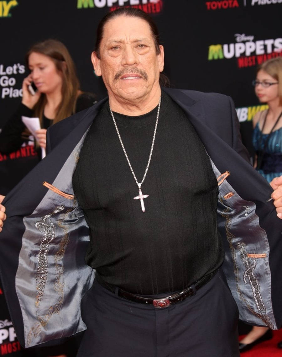 Danny Trejo At The Muppet Premiere Wallpaper