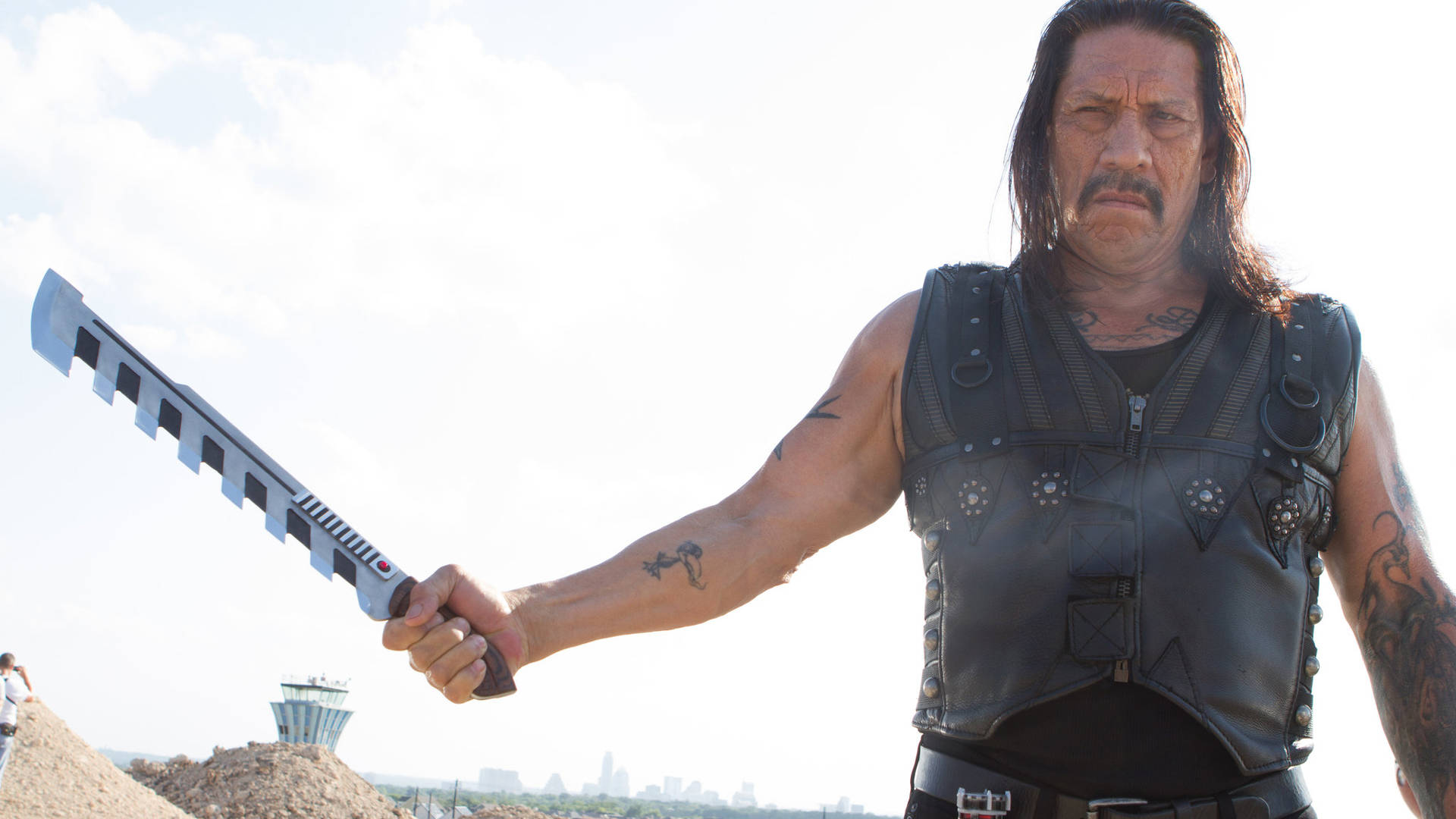 Danny Trejo In Machete Kills Film Wallpaper