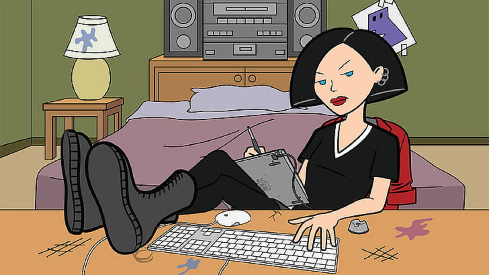 Daria's Friend Jane Lane Room Wallpaper