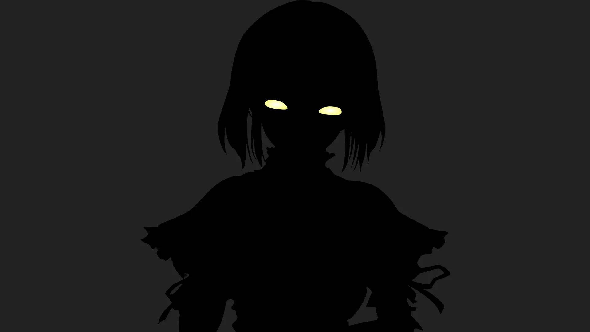 Dark Anime Glowing Evil Eyes Wallpaper