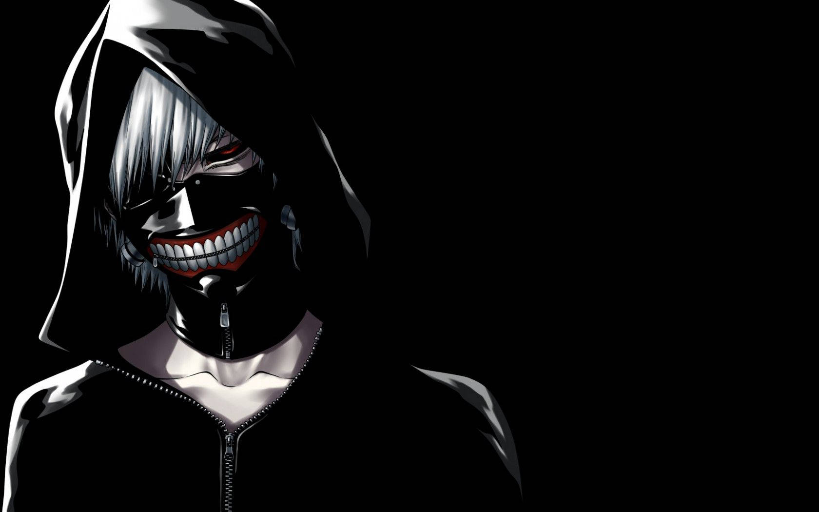 Dark Anime Masked Man Wallpaper