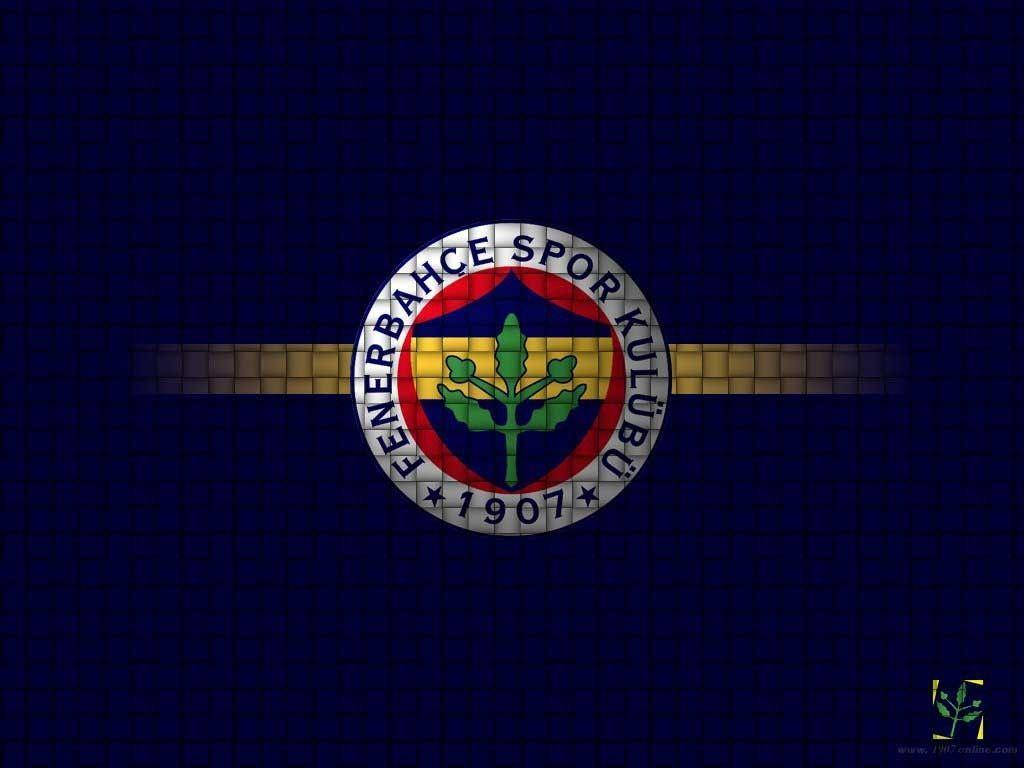 Dark Blue Mosaic Fenerbahce Wallpaper