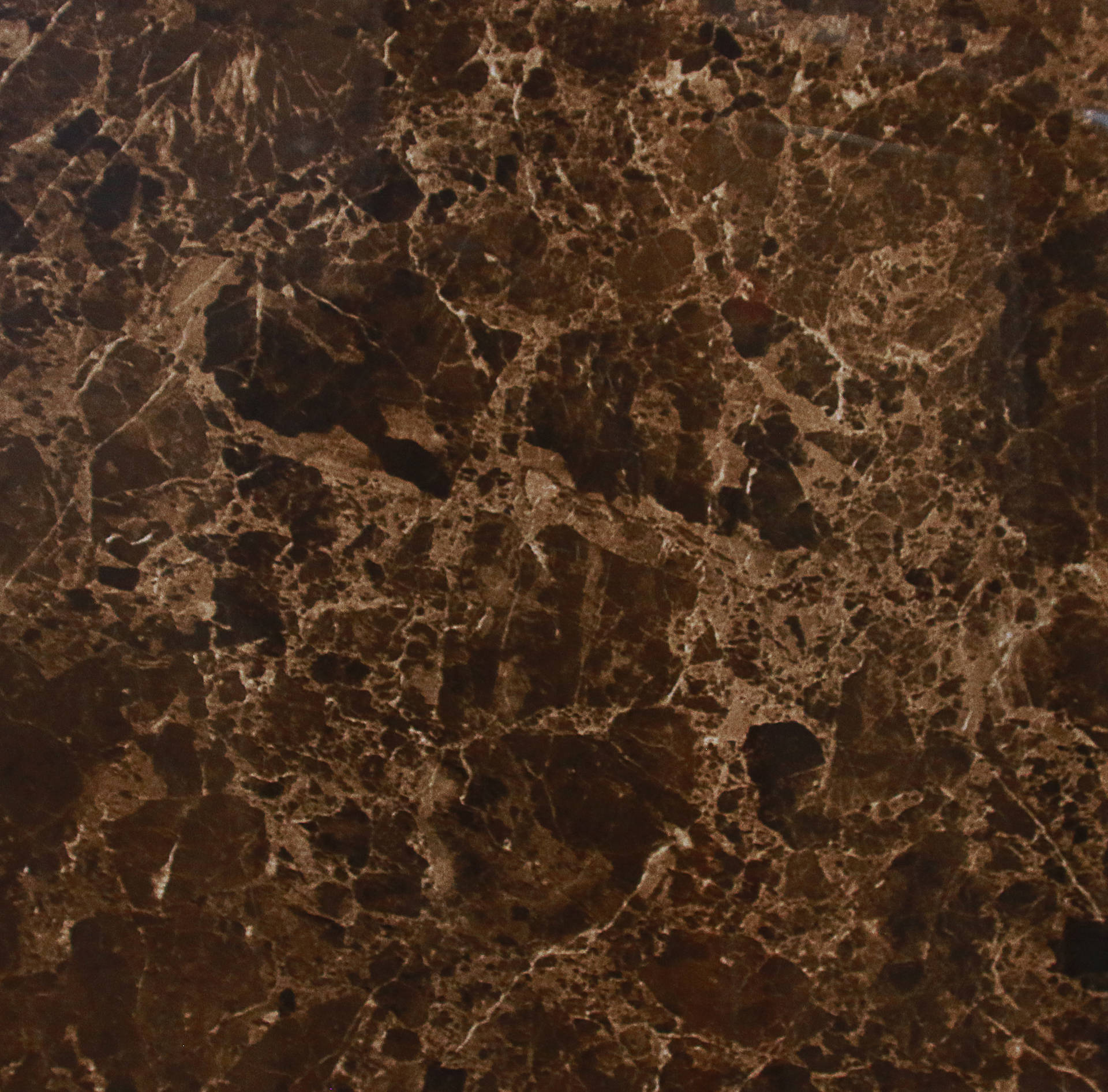 Dark Emperador Brown Marble Wallpaper