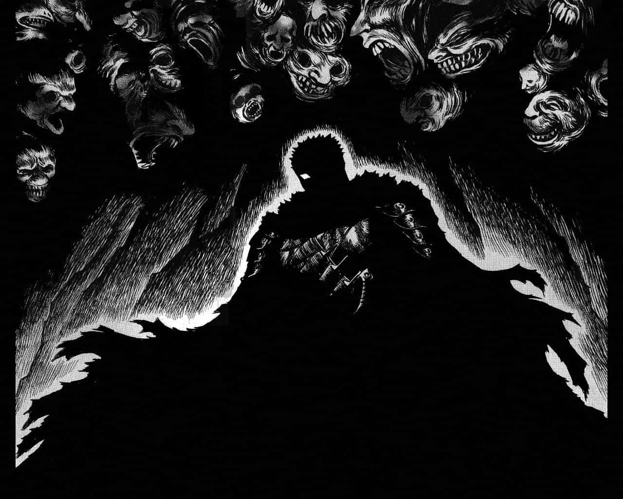 Dark Fantasy Unleashed - Epic Scene From Berserk Manga Wallpaper