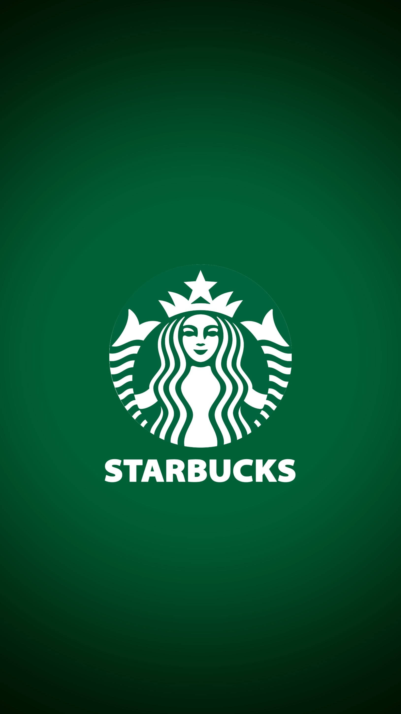 Dark Green Starbucks Iphone Wallpaper