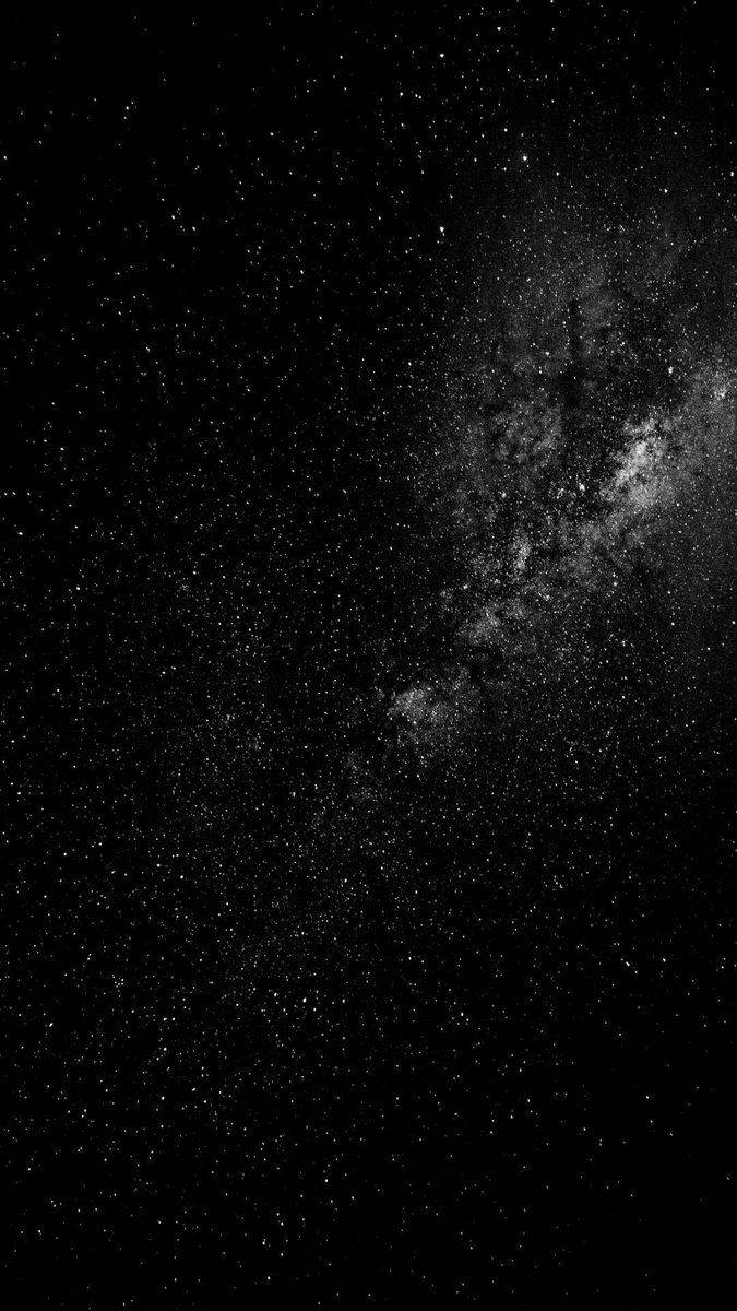 Dark Starry Night Sky Oled Iphone Wallpaper