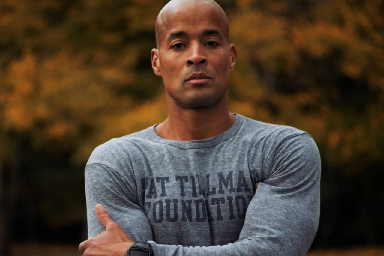 David Goggins Staring At Viewer Wallpaper