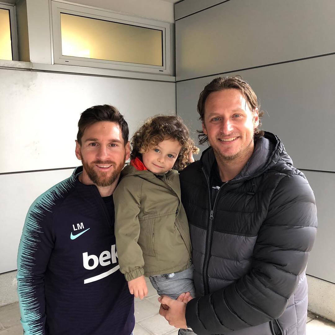 David Nalbandian With Messi Wallpaper