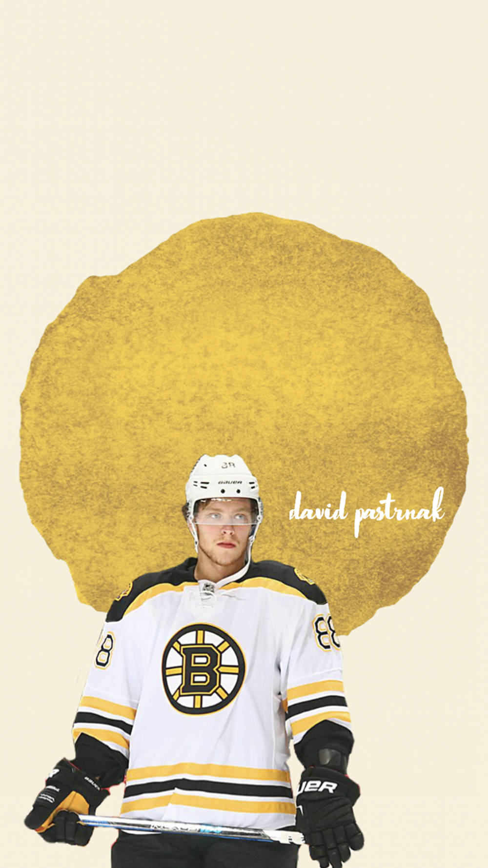 David Pastrnak Aesthetic Screensaver Wallpaper