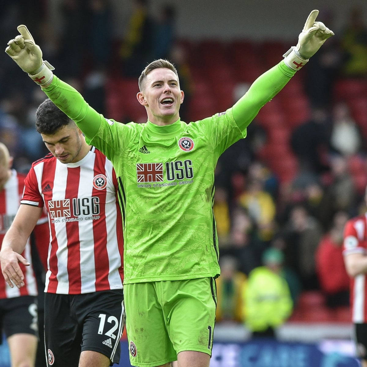 Dean Henderson Hands Up Wallpaper