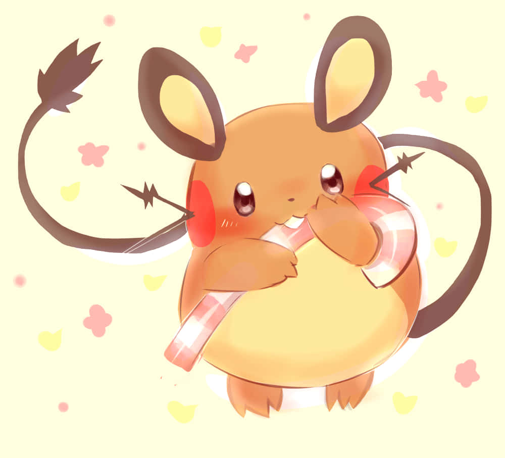 Dedenne Cute Art Wallpaper