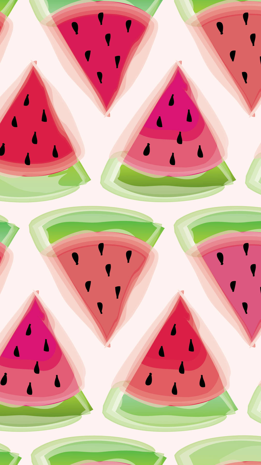Delicious Cute Watermelon Slices Wallpaper