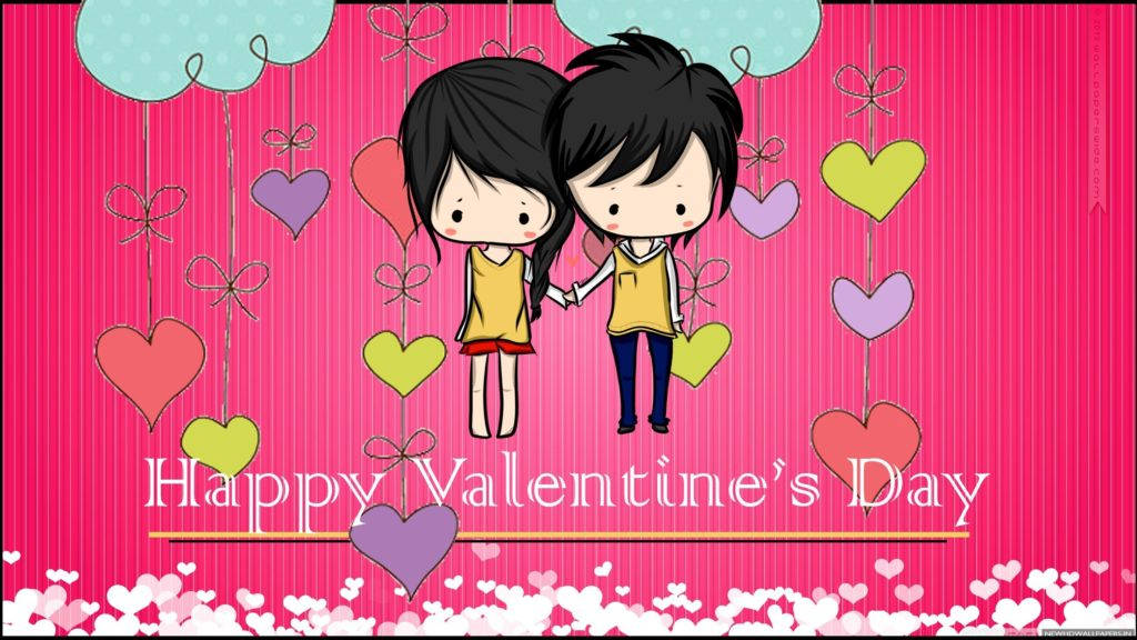 Delightful Valentine's Day Celebration Wallpaper